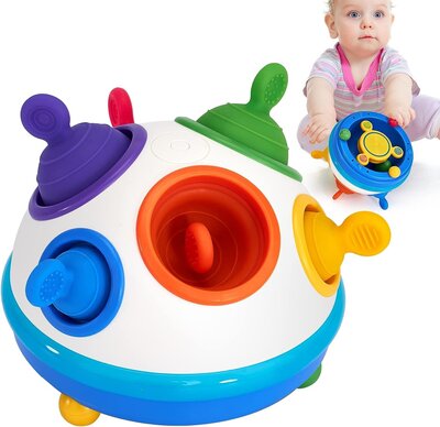 Baby pop fidget spin toy
