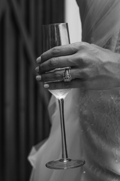 bride portrait on beach  St Petersburg Florida