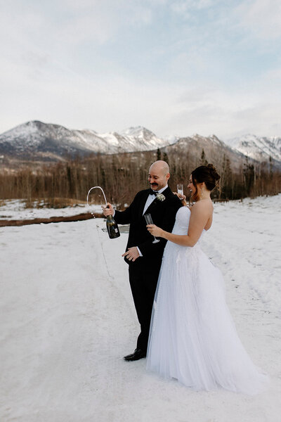groom twirling bride