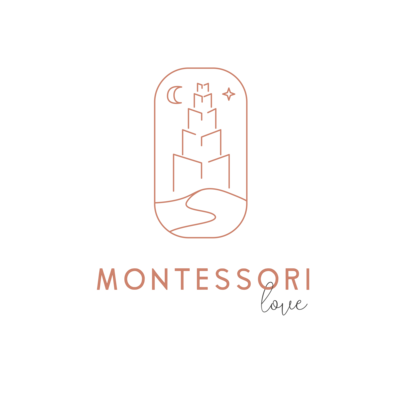 Logo montessori love désert et burj khalifa