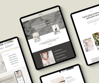 Website prep kit for online service providers and consultants.