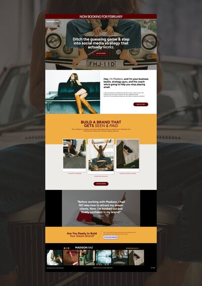 Madison Rae Website Framework