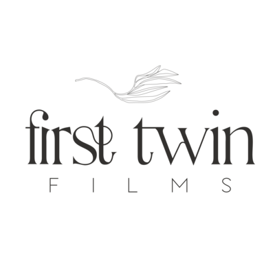 first twin films with branch illustration logo