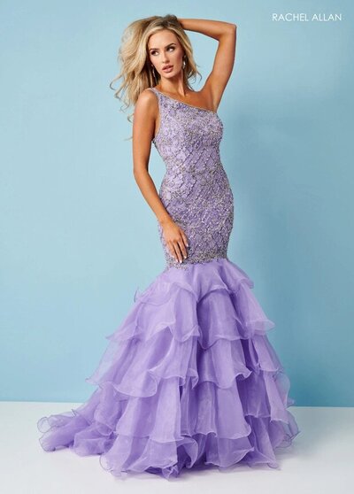 Light purple prom dress
