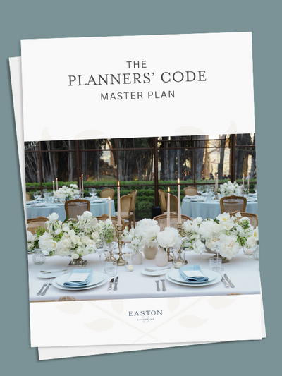 Easton Education's art, aesthetics, and craft of ultra-luxury events.