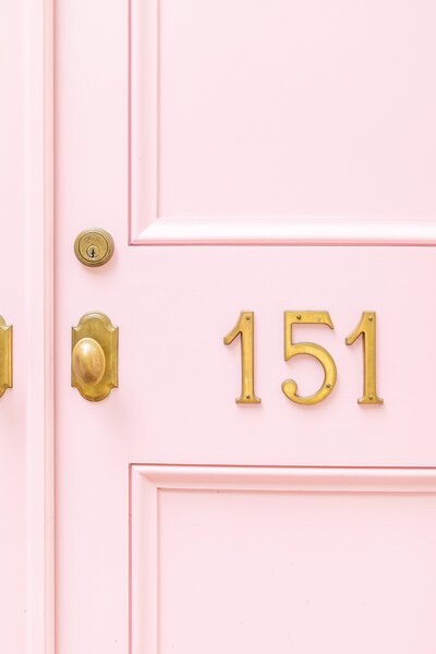Charleston South Carolina pink door.