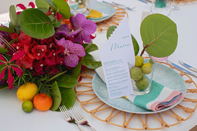Colorful napkins