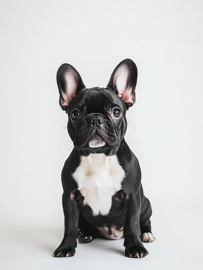 A Dam Frenchie Sitting