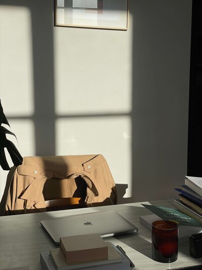 Laptop in Office