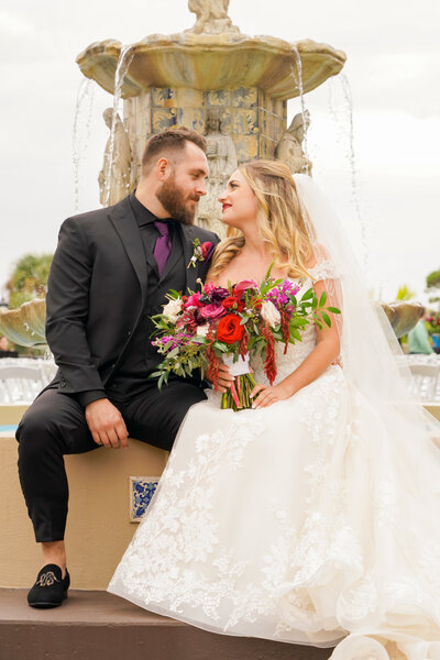 Kelsey Johnson, Florida Wedding Planner, with husband Dj