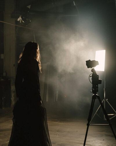 Dark Photoshoot With Fog St Catherine Mary Milagros