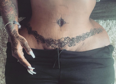 henna body3