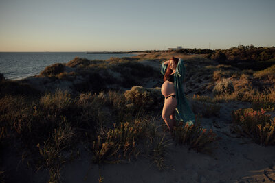 perth beach maternity photography