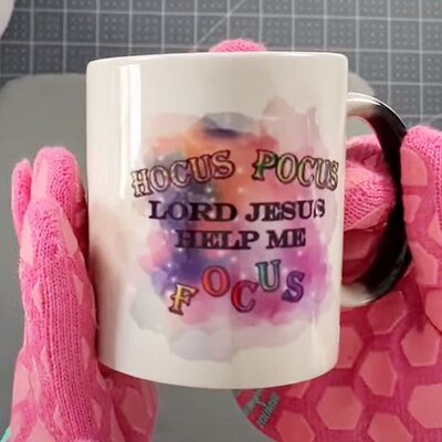 Hocus Pocus mug made using DIY Alex sublimation for beginners Youtube tutorials