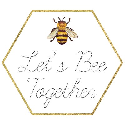 let's be together featured wedding  badge