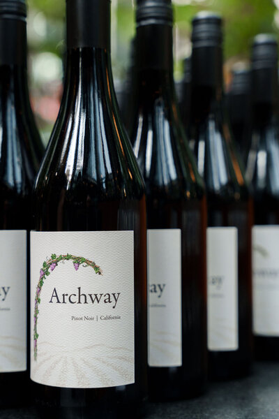 California red wine bottles containing popular pinot noir