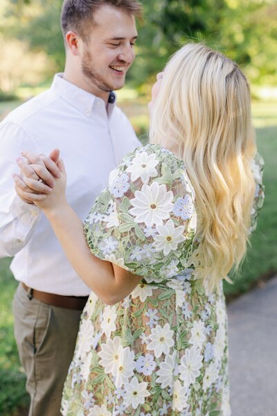 Sherwood Gardens Baltimore MD Engagement Session