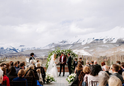 Wedding Ceremony in Telluride Colorado
