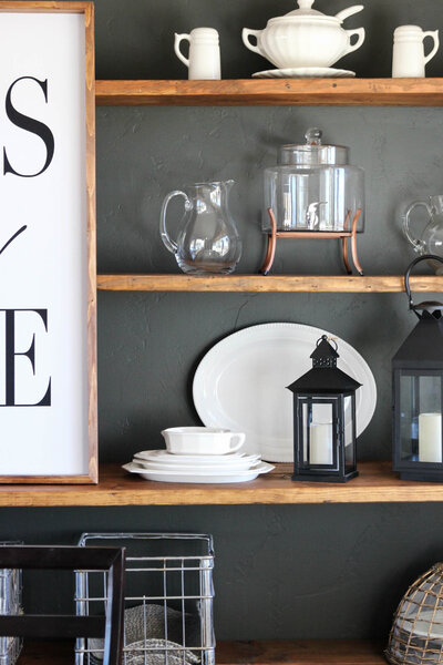 On The Search For New Dinnerware - The Wood Grain Cottage