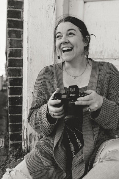 woman smiling at the camera
