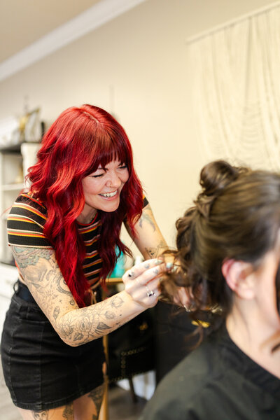 Memphis wedding hairstylist - Bridal Hair by Caitlin
