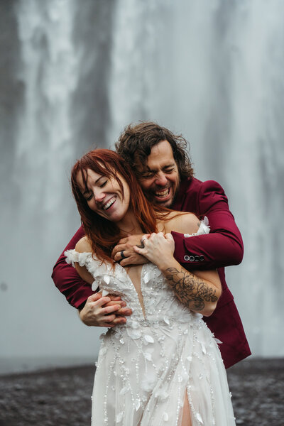 Skogafoss Elopement in Iceland