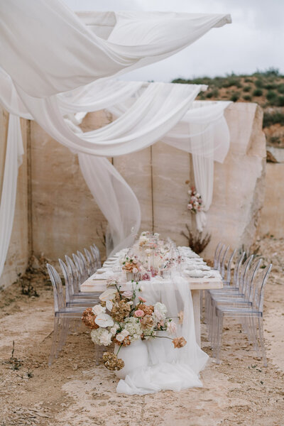 The Lane quarry wedding editorial mallorca
