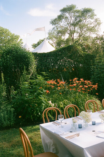 Colorful Sailcloth tent wedding at private residence in The Hamptons New York,  Lindsey Whatley Photo, East Coast Documentary-style wedding photographer for the untraditional 