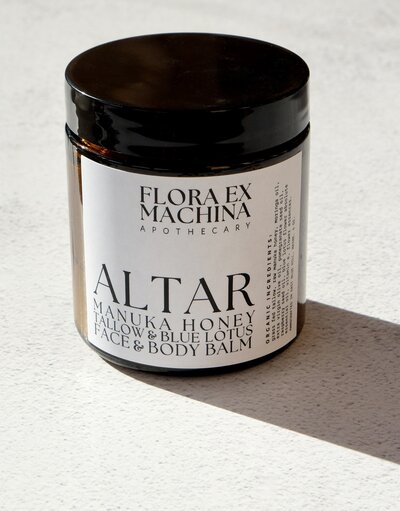 ALTAR tallow and manuka honey facial balm
