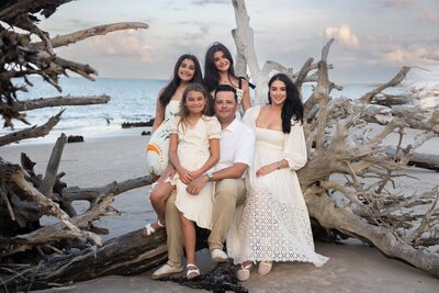 Jacksonville Family Photographer | Family photos at Boneyard Beach, Big Talbot Island | Phavy Photography-0726