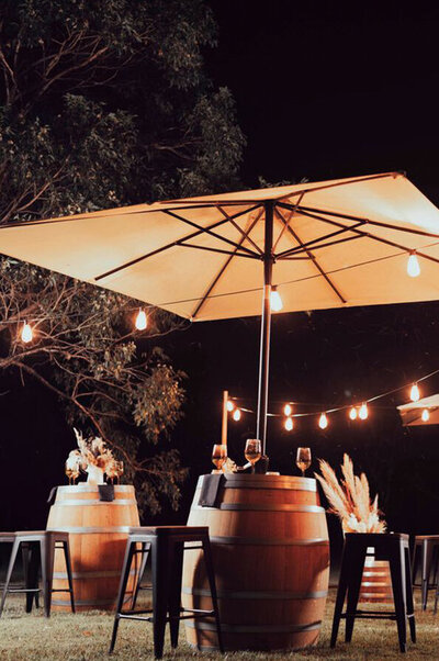 White Low Picnic Tables