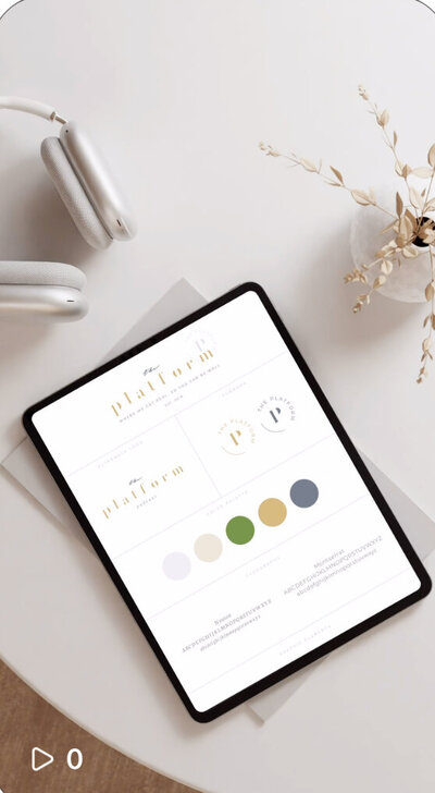 brand identity, visual branding, logo variations and color palette