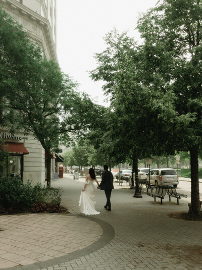 couple giving a piggy back ride