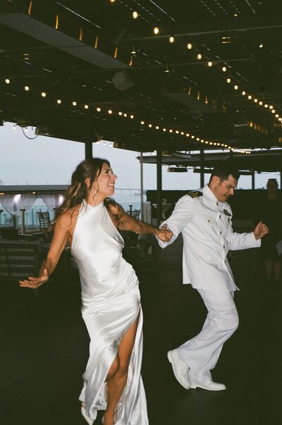 california wedding photos bride and groom dancing reception