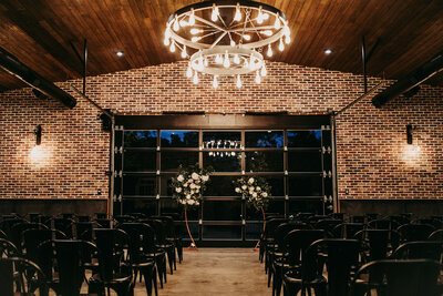 Industrial indoor ceremony