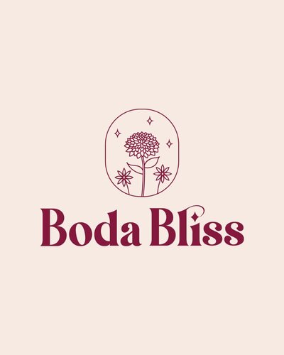 Logo design for Boda Bliss, an Online business manager
