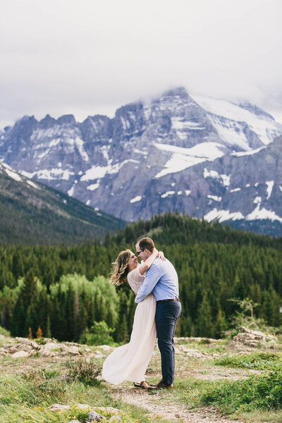 couple smiling at each other