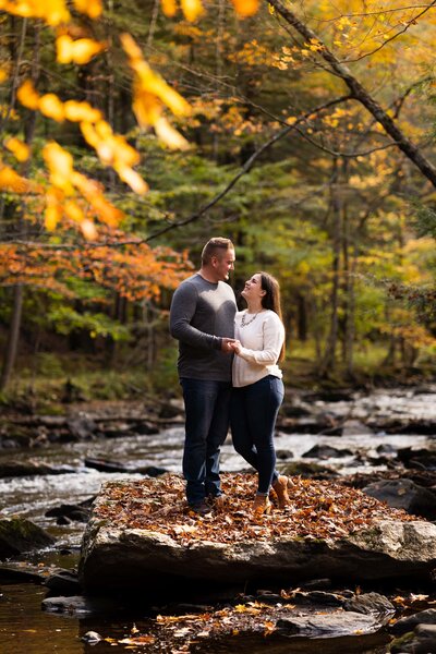 berkshire-fall-engagement-massachusetts-old-mill-trail