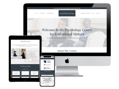 website mockup on multiple devices