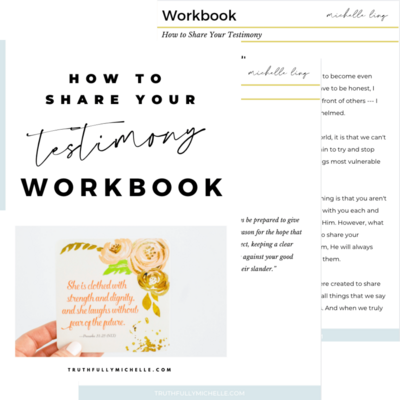 How to Share Your Testimony With Others Workbook