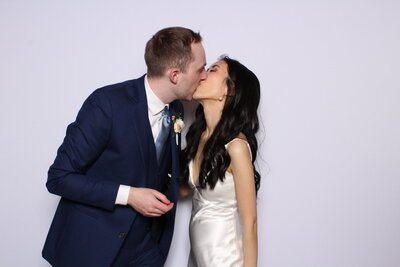 couple using just married props