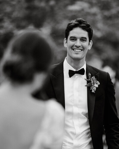 black and white wedding, first look wedding, candid wedding, connecticut wedding