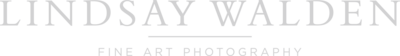 Lindsay Walden Fine Art Photography logo featuring delicate lavender sprigs and elegant typography.