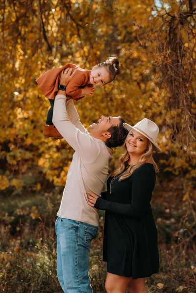 Fall family session highlands ranch