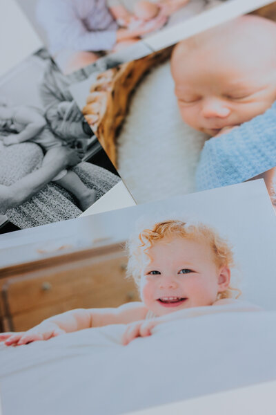Loose prints of a newborn session in South Tampa