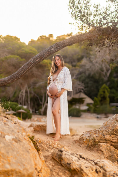 Maternity photo shoot in Mallorca 