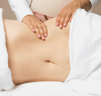 Body Sculpting massage on the stomach