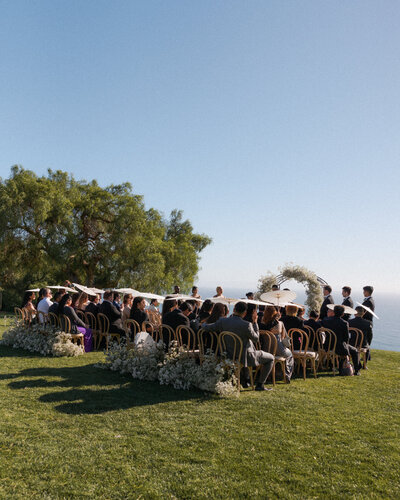 Ocean view wedding at Catalina View Gardens in Palos Verdes, California - 12