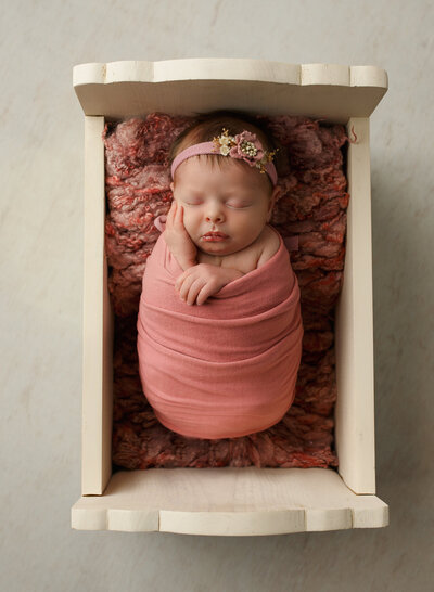 A utah newborn baby girl, photo by Diane Owen Photography.