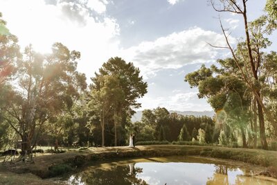 Micro wedding at Log Cabin Ranch in Victoria